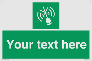 Custom sign safe condition Emergency position beacon